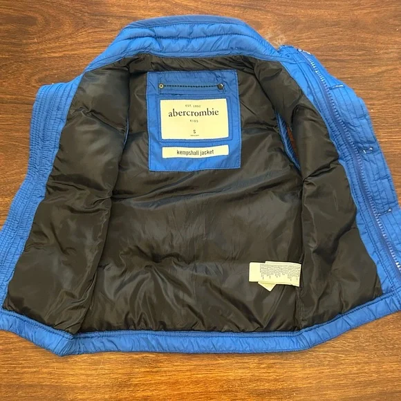 Abercrombie & Fitch Royal Blue Quilted Puffer Vest - Picture 3 of 4